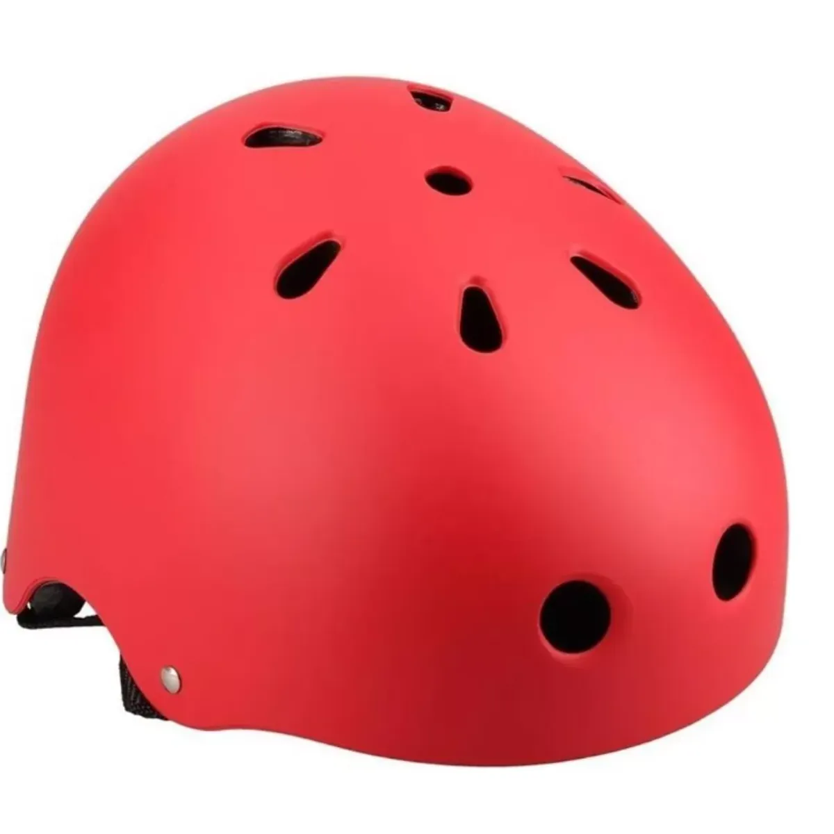 GENERICO - Casco Street Runner Bicicleta Skate Roller Adultos Rojo