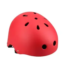 GENERICO - Casco Street Runner Bicicleta Skate Roller Adultos Rojo