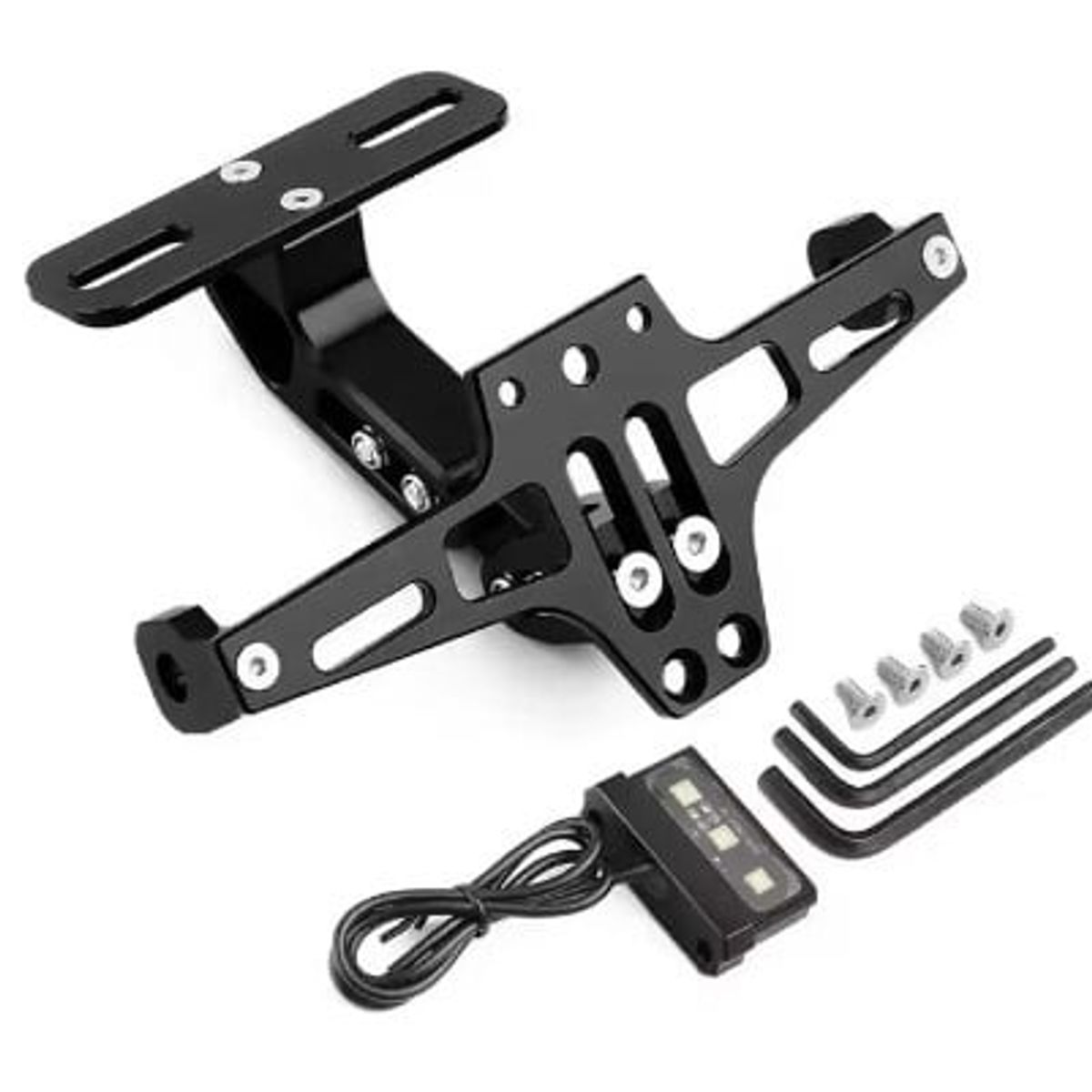 GENERICO - Fender eliminator Eliminador de cola porta matricula moto