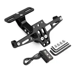 GENERICO - Fender eliminator Eliminador de cola porta matricula moto