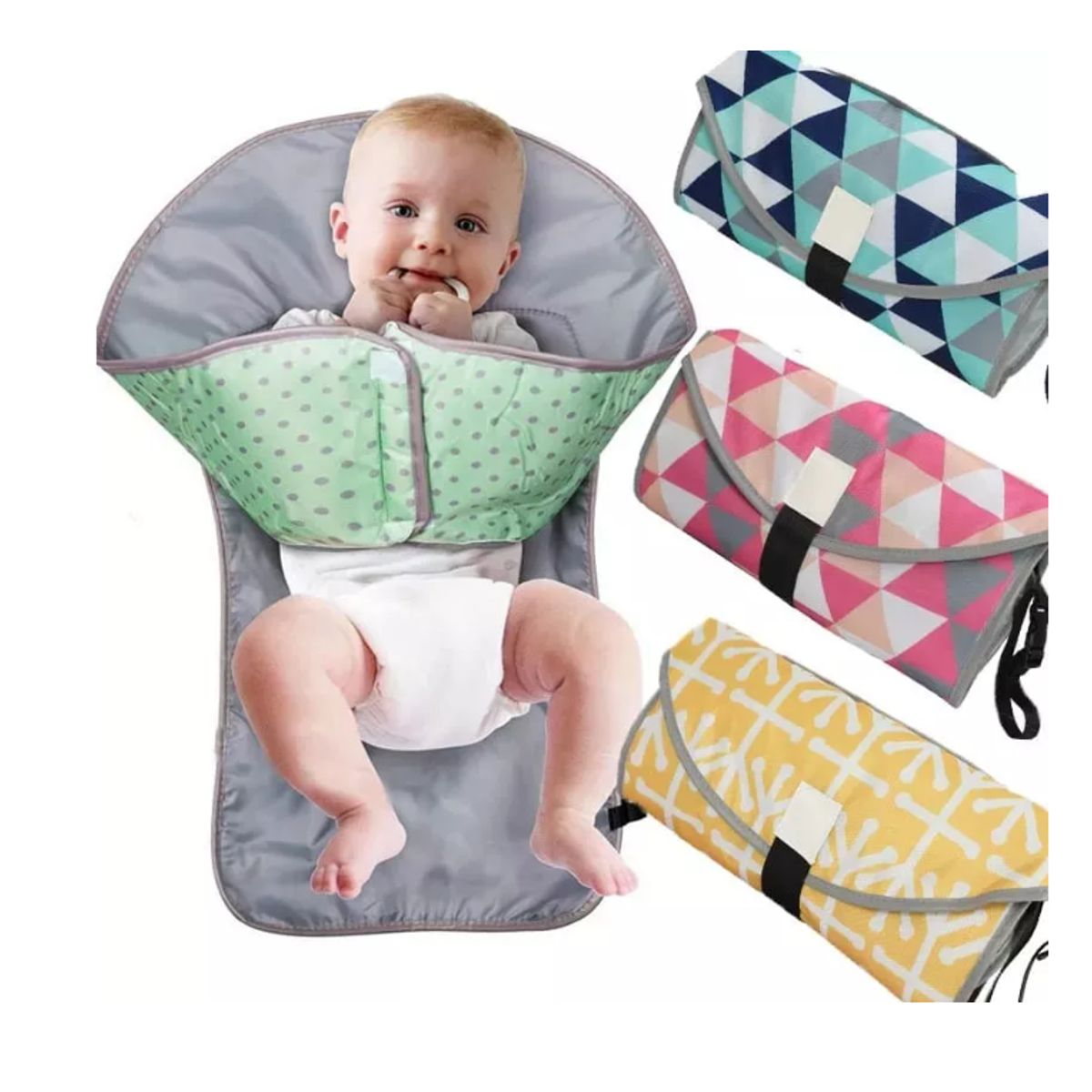 GENERICO - Mudador Portátil Impermeable Bebé Cambiador Plegable