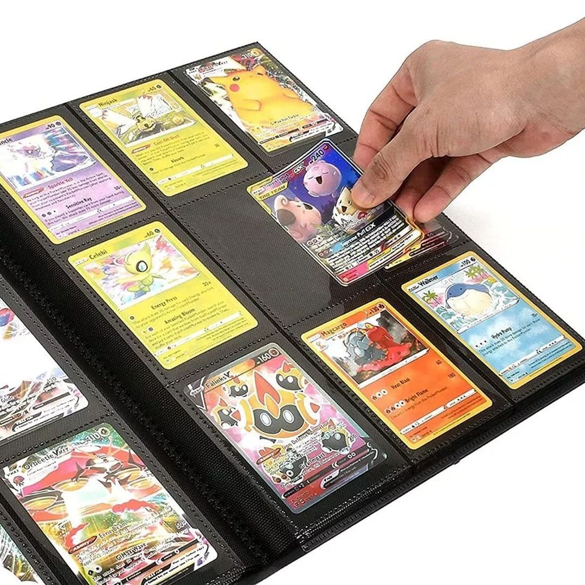 KUANGYE - Carpeta Cartas Tcg 360 Bolsillos Mitos Magic Pokémon Yugioh