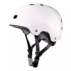 GENERICO - Casco Bicicleta Skate Roller Scooter Adultos Talla L Blanco