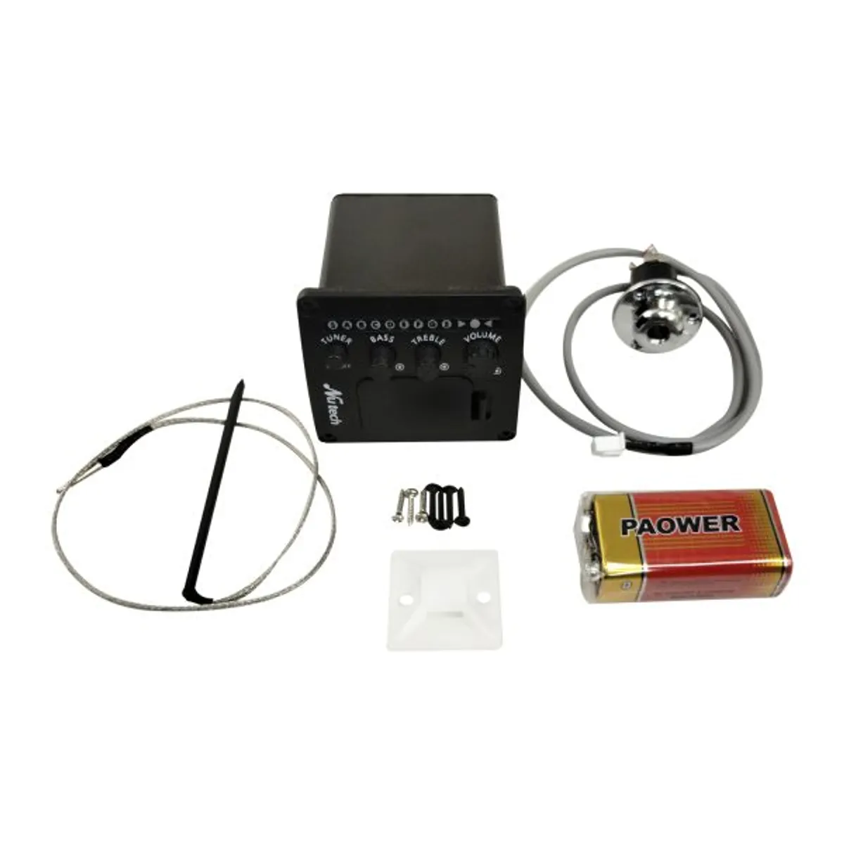 NUTECH - Ecualizador 4 bandas activo + Afinador Nutech - 8033
