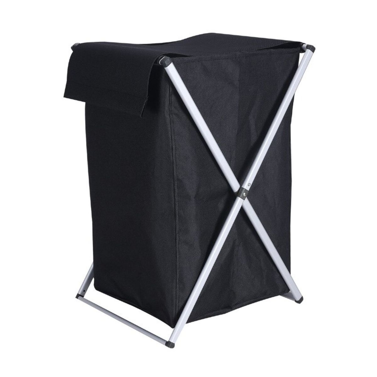 IMPORTCLICK - Canasto Cesta Organizador Ropa Plegable XL Negro - Negro
