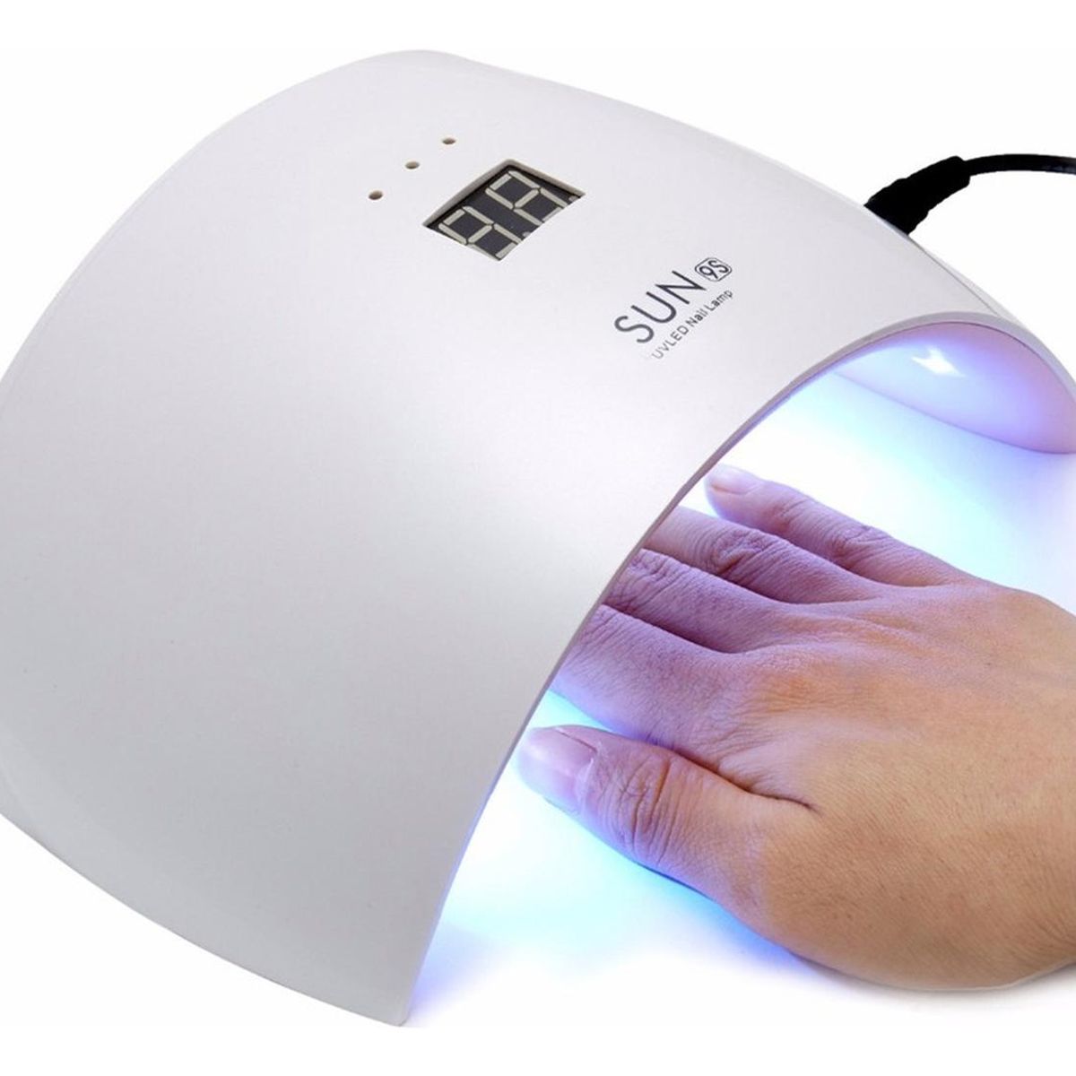 IMPORTCLICK - Lampara Manicure Uñas Belleza Secador UV 15 LED 24 Watts