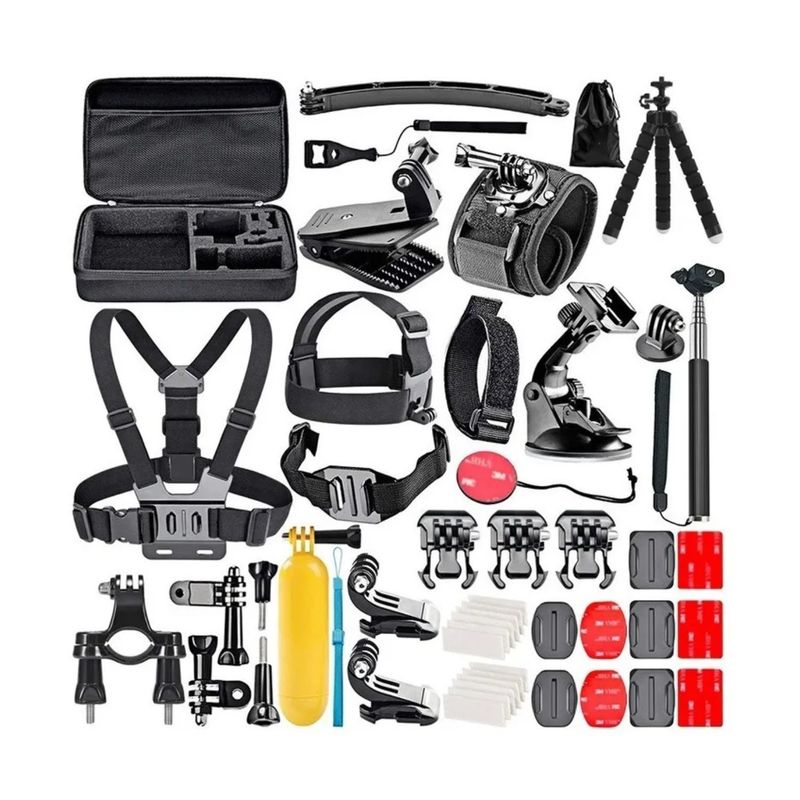IMPORTCLICK - Kit 40 Accesorios Camara Deportiva Gopro con Estuche