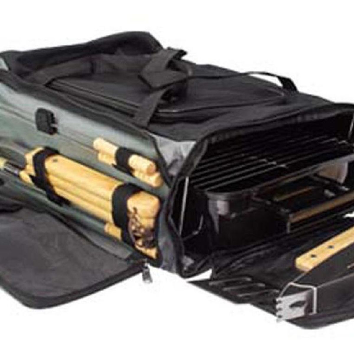 IMPORTCLICK - Set Deluxe Bolso Cooler Parrilla Asado Herramientas - Negro