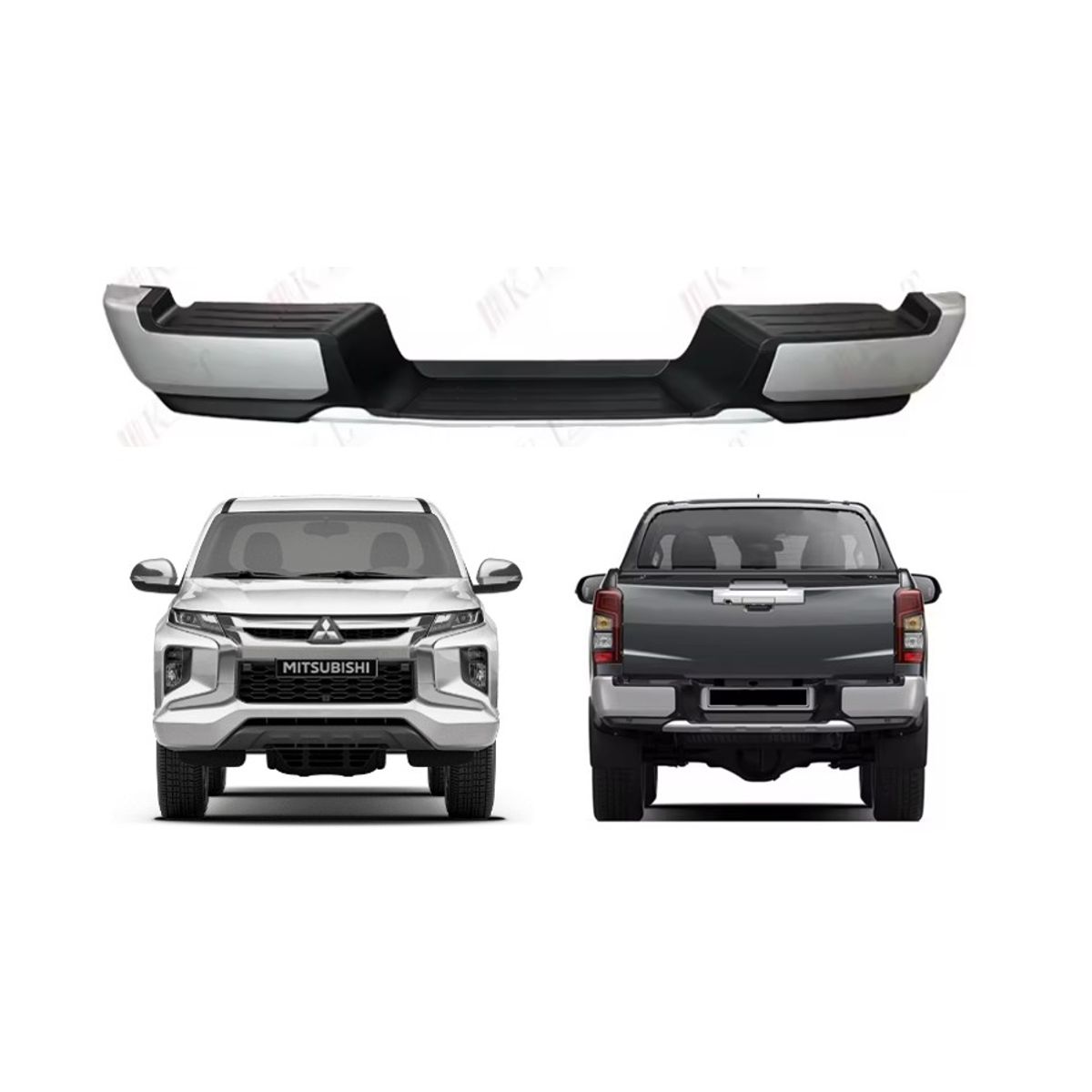 MITSUBISHI - Parachoque Trasero Mitsubishi L200 2019-2024