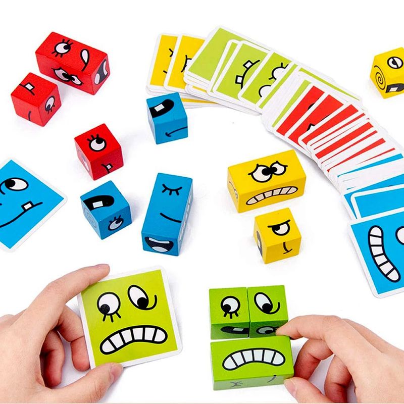 KUANGYE - Puzzle De Caras De Expresiones Faciales