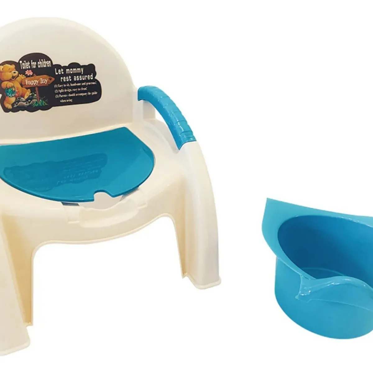 GENERICO - Pelela Bacinica Silla Portatil Infantil Con Espaldar De Niño