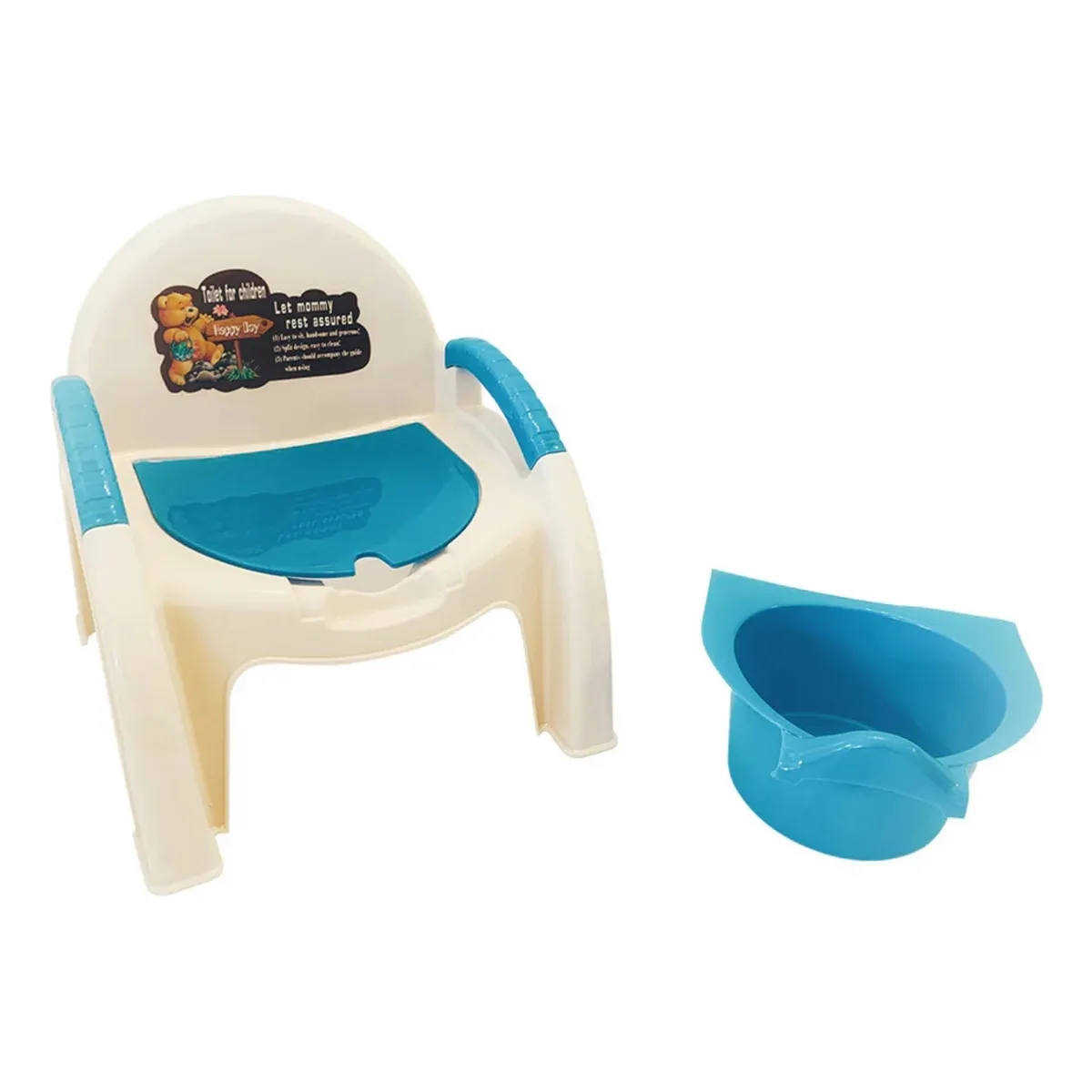 GENERICO - Pelela Bacinica Silla Portatil Infantil Con Espaldar De Niño