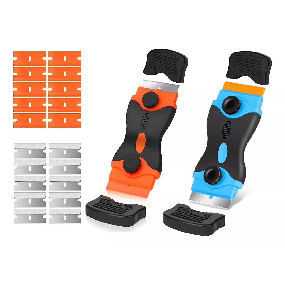 KUANGYE - Raspador Vidrio + 20 Repuestos, Rasqueta Para Vitrocerámica