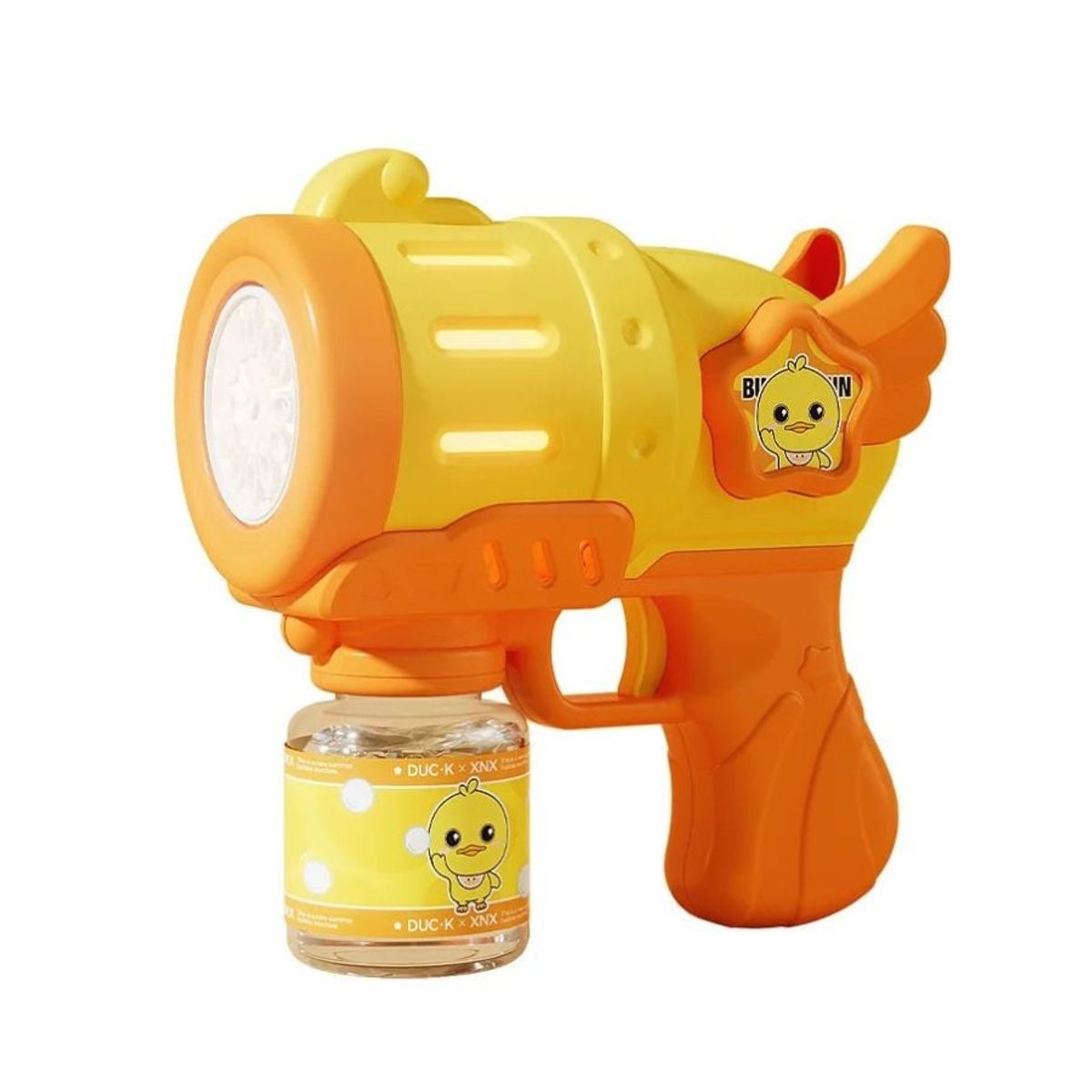 GENERICO - Pistola Lanzador De Burbujas Diseño Pato Amarillo Niños