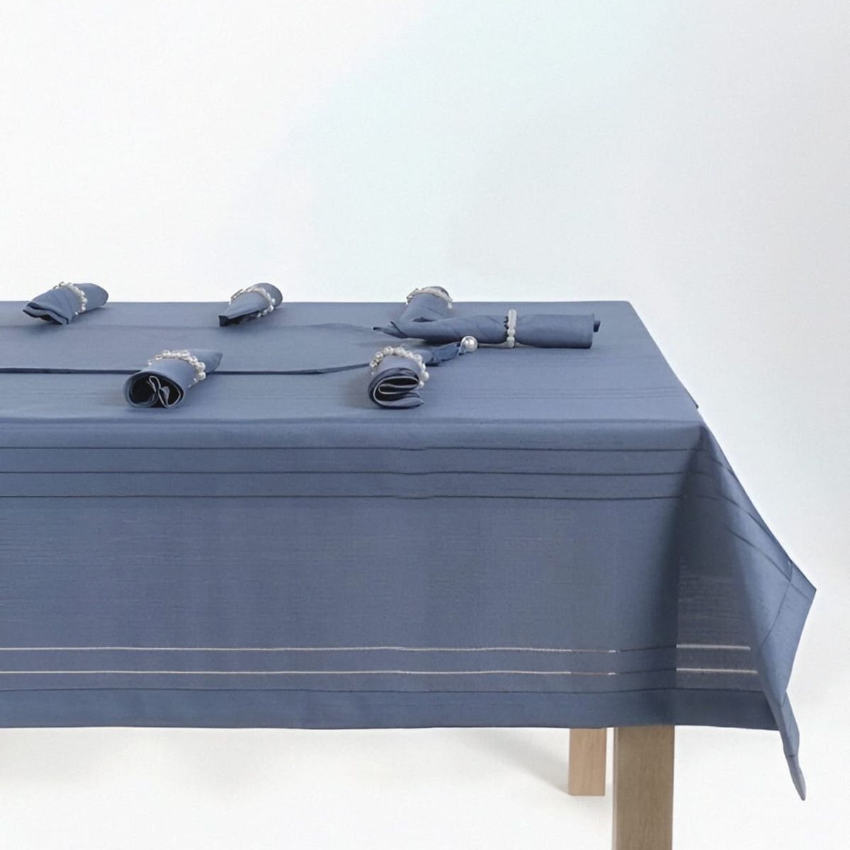 MROTTO - Mantel Azul Antimanchas 160x220 cm