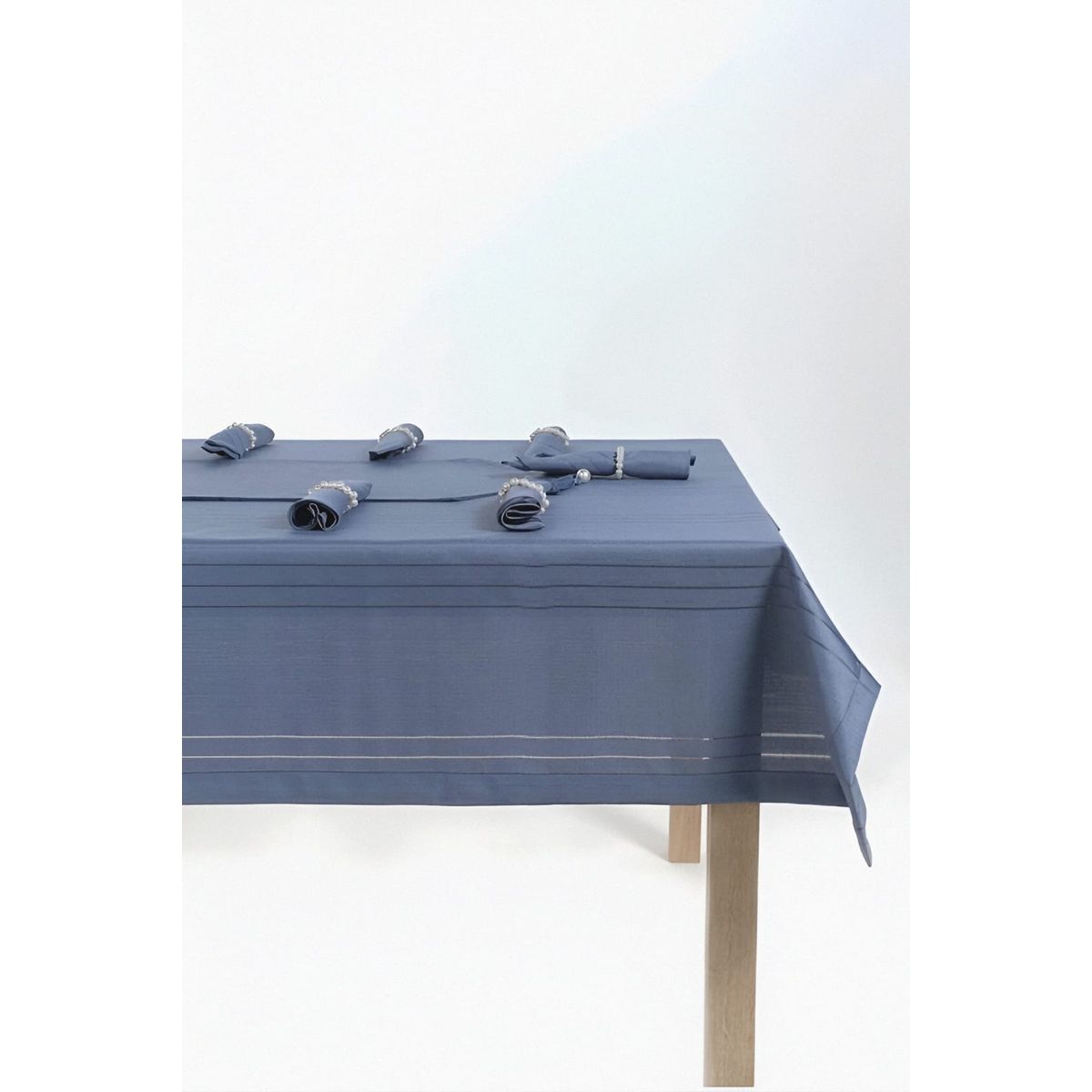 MROTTO - Mantel Azul Antimanchas 160x220 cm