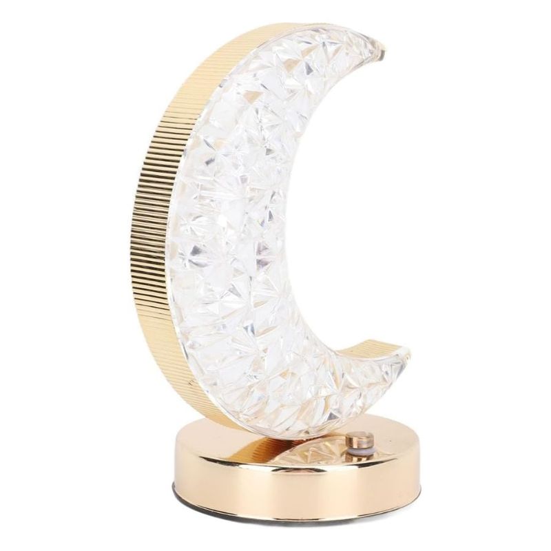 GENERICO - Lámpara De Mesa Luna Usb Luz Ajustable Inalámbrica