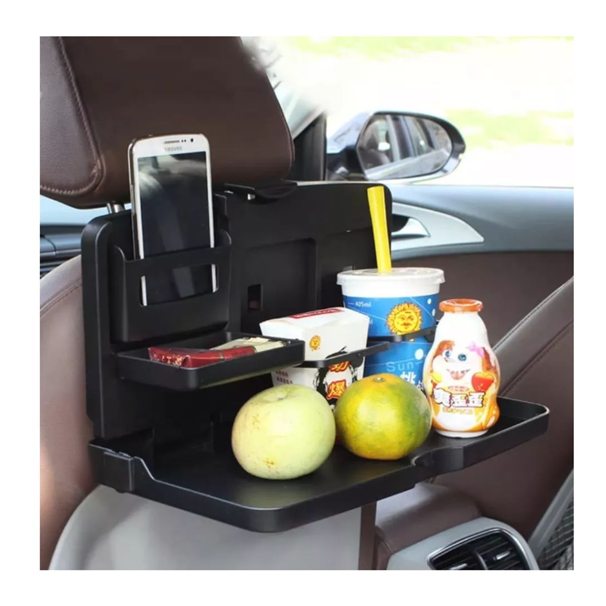 GENERICO - Soporte Universal Asiento Auto Bandeja Plegable Mesa