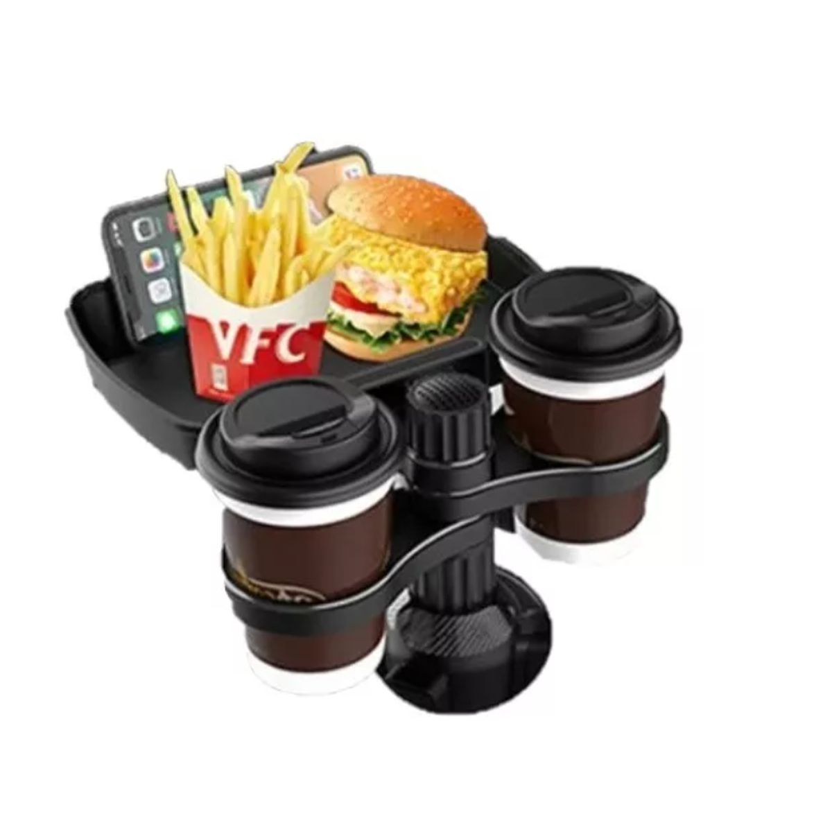 GENERICO - Mesa Bandeja Para Comida Y Porta Vasos Autos Suvs Camionetas