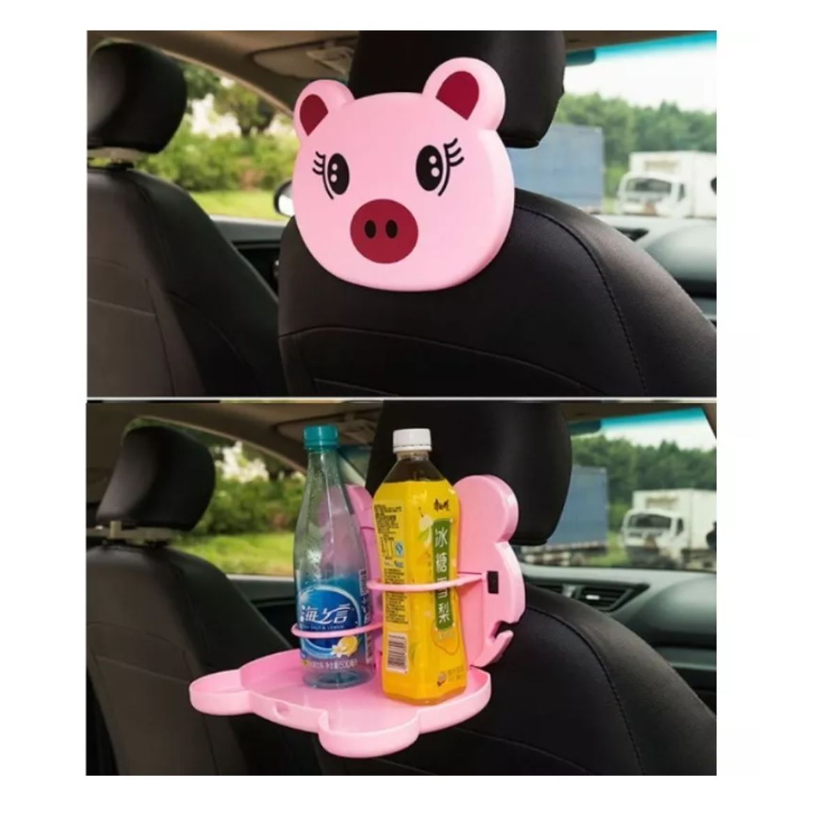 GENERICO - Mesa Bandeja De Comida Para Auto Con Porta Vasos Botellas