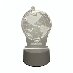 OEM - Lampara 3D USB Luz Globo