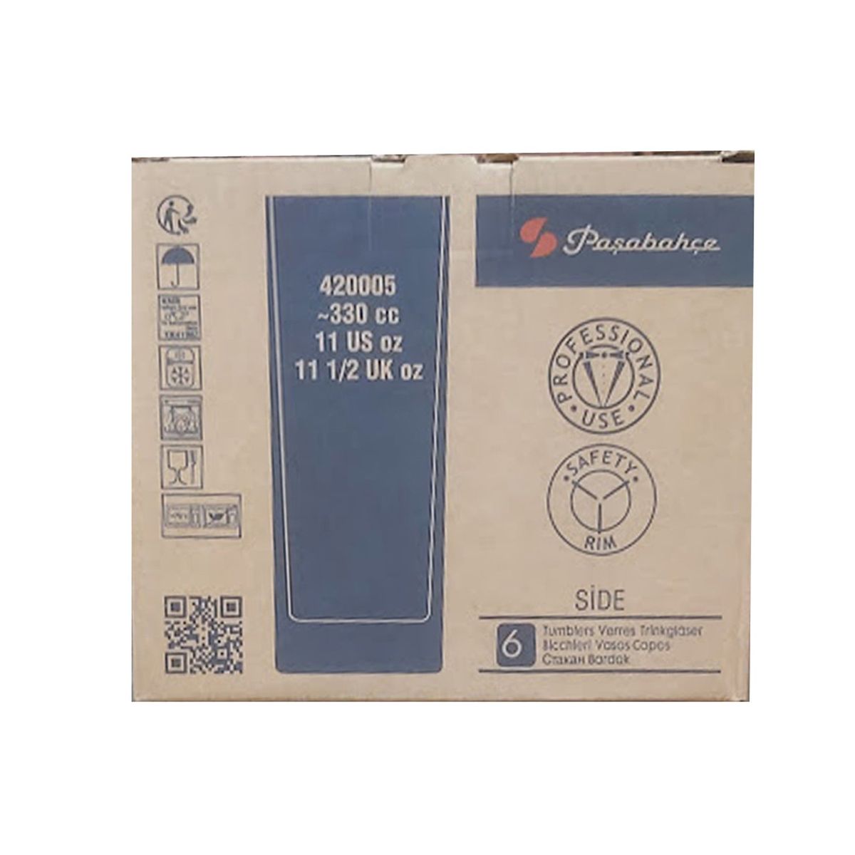 PASABAHCE - Set 6 Pcs Vaso Whisky Alto 330 Ml