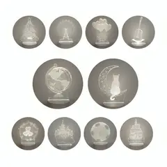 OEM - Lampara 3D USB Luz Globo