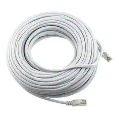 GENERICO - Cable Red Cat 5 Armado Por 20m Gris