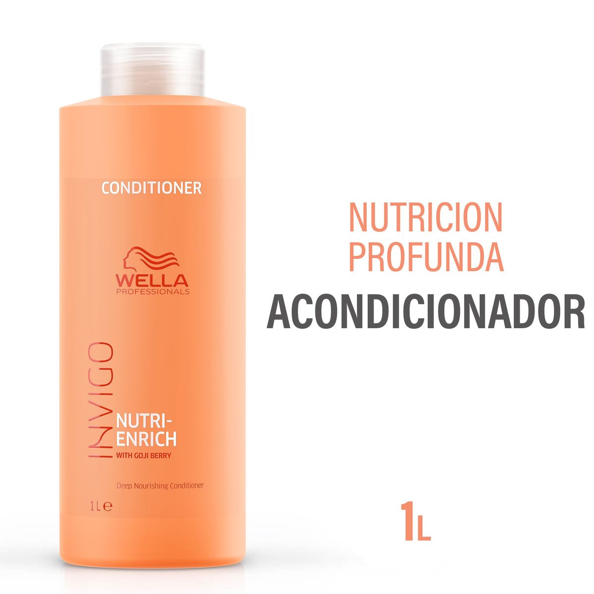 WELLA - Acondicionador Wella Invigo Nutri Enrich 1000 Ml Hidratación.