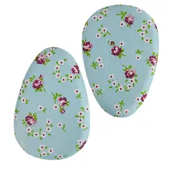 GENERICO - Cojin Almohada Talón Anatómico Dolores Diseño Flor Celeste.