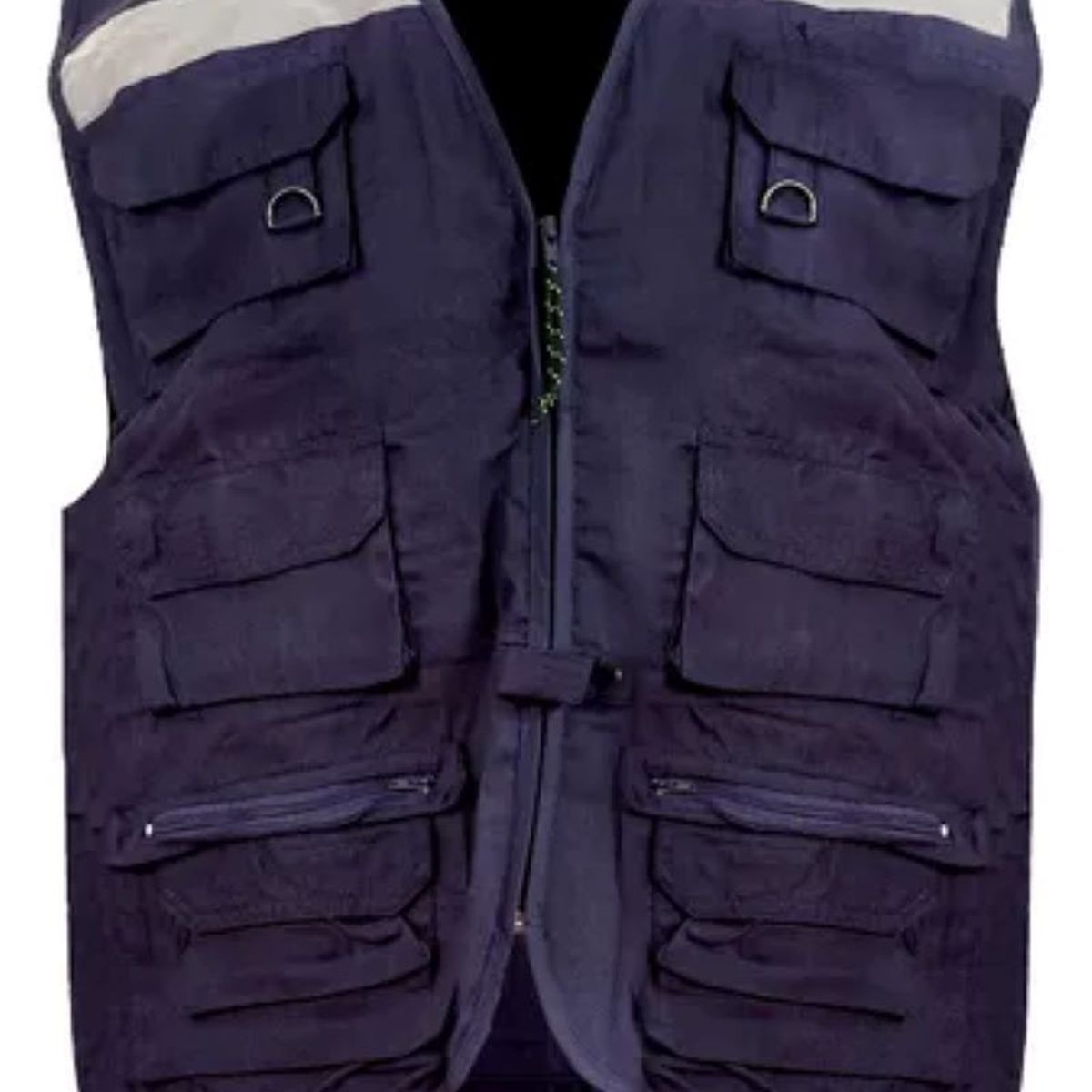 METALFER - Chaleco Geologo Poplin Azul Marino