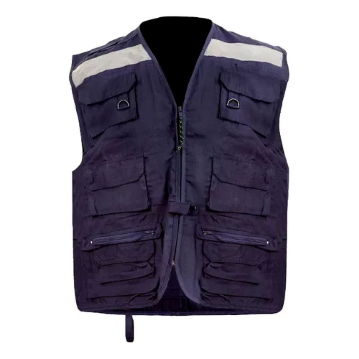 METALFER - Chaleco Geologo Poplin Azul Marino