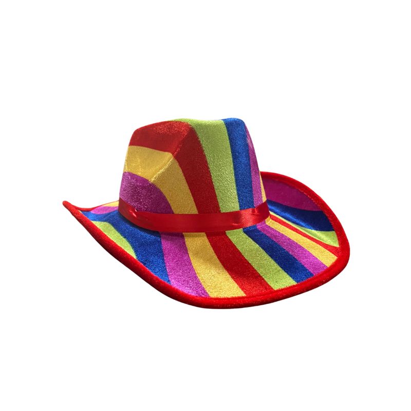 GENERICO - Sombrero Vaquero Arcoiris Multicolor