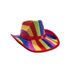 GENERICO - Sombrero Vaquero Arcoiris Multicolor