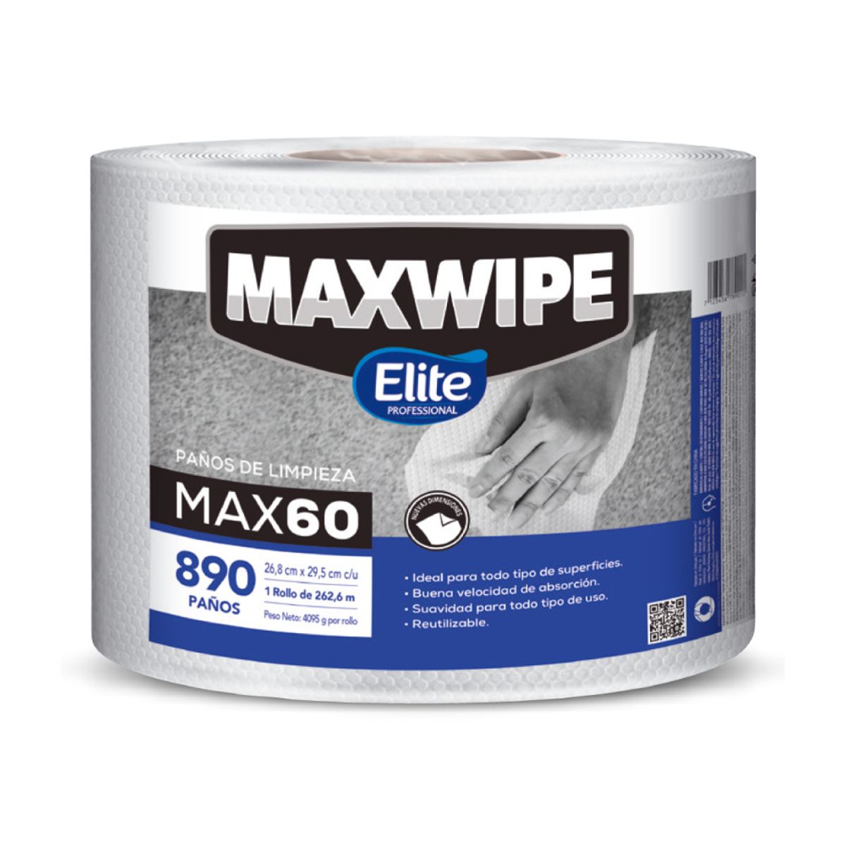 ELITE - Maxwipe Paños de Limpieza MAX60 890 unid