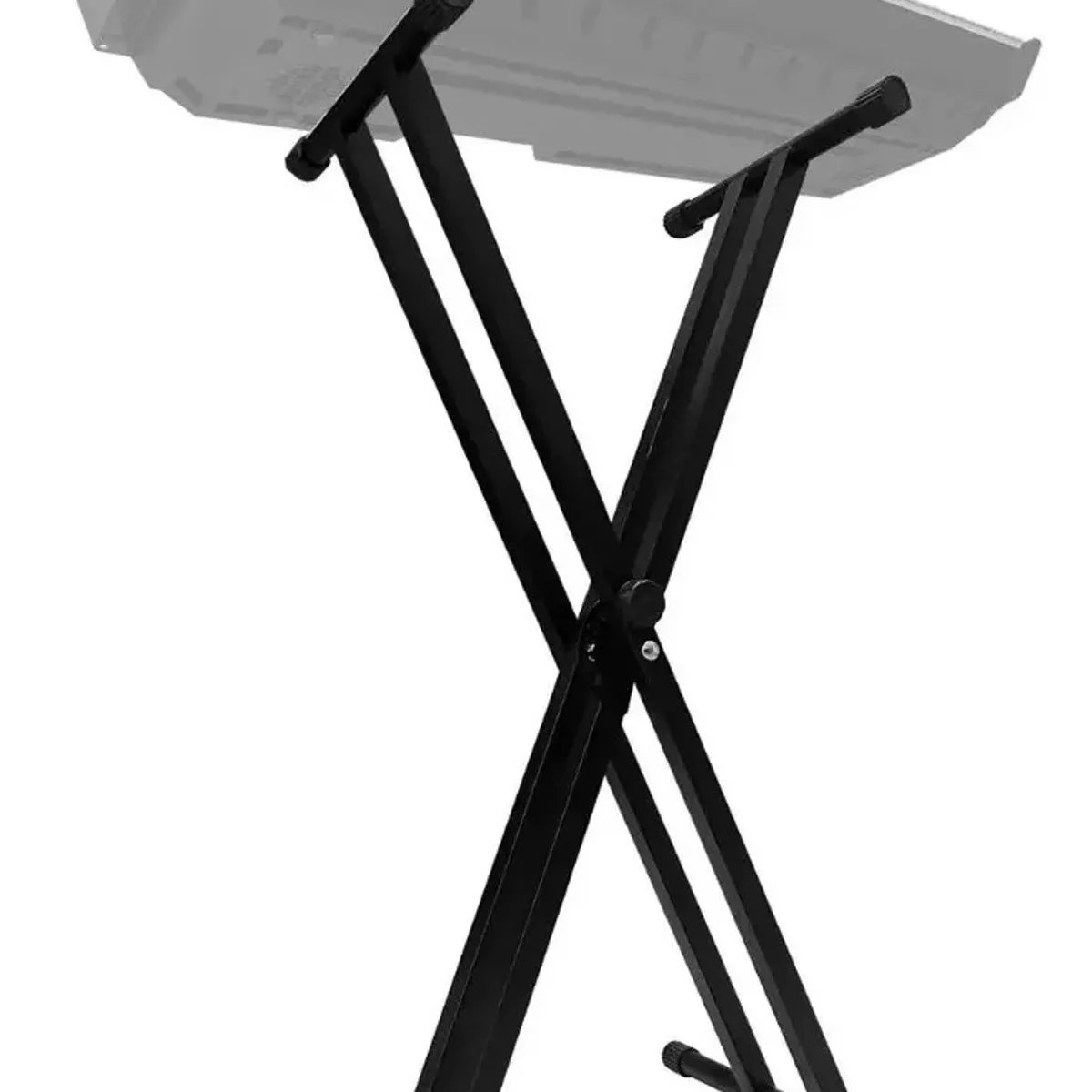 MUNDO MAGIA - Atril Simple Para Teclado Plegable Portatil Negro