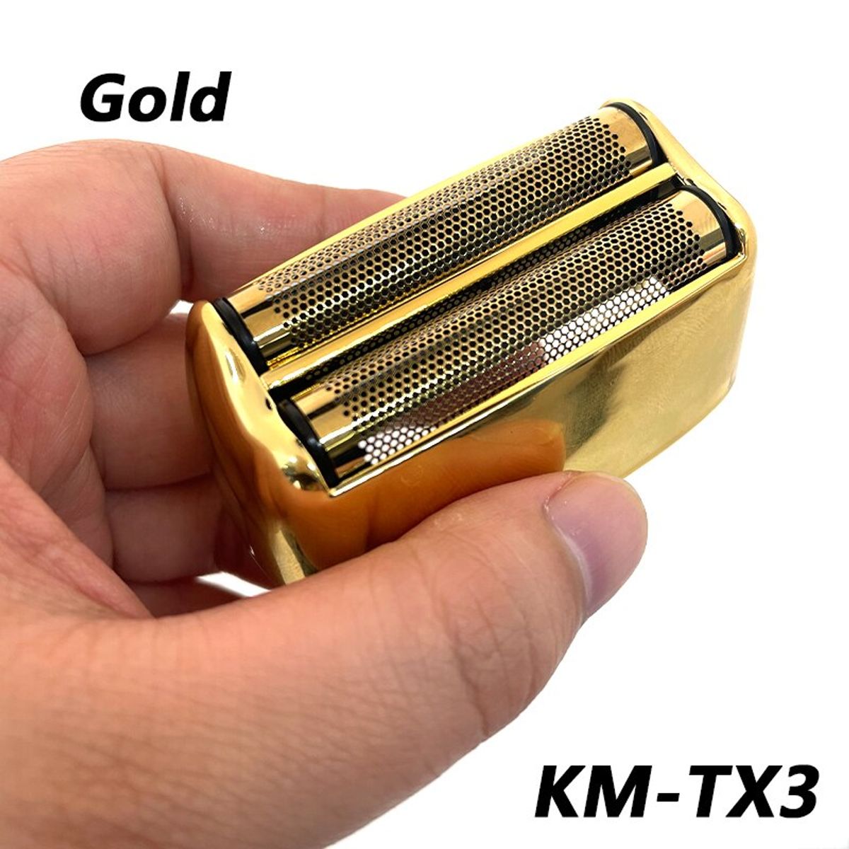 KEMEI - Cabezal y Repuesto Maquina Electrica Shaver Rasuradora Tx1tx3 Dorado