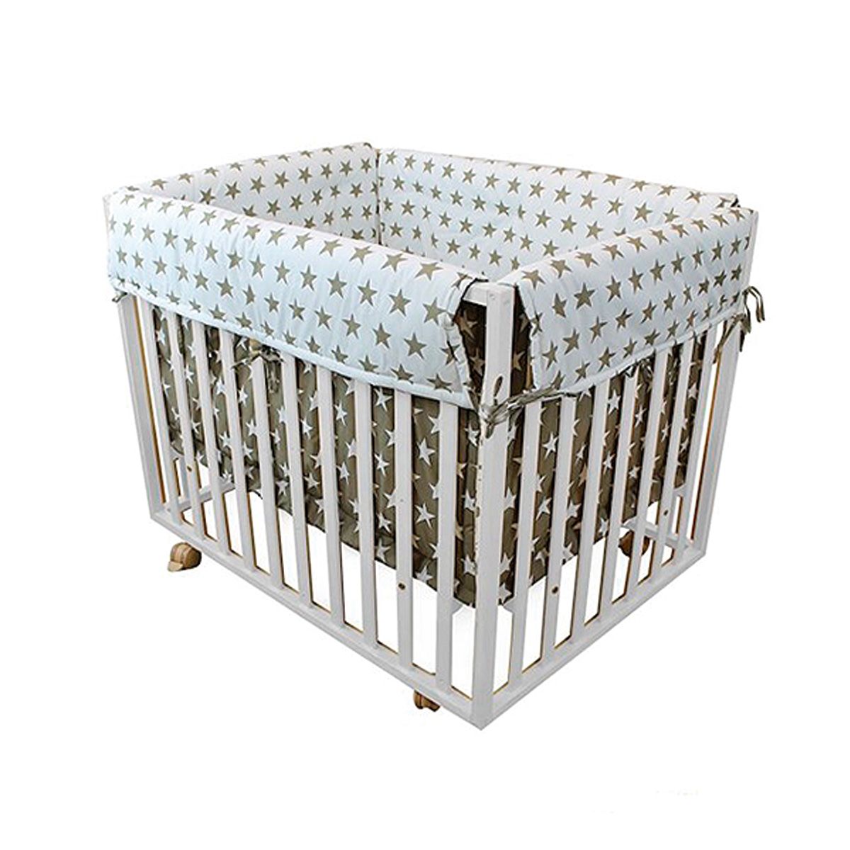 GENERICO - Corral Madera Pino blanco Pintado 98 X 73 X 69.5 Sl140w