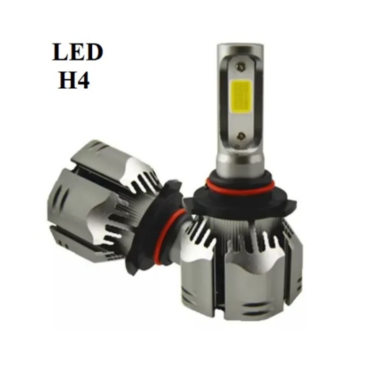 GENERICO - Kit Ampolleta LED H4 12000LM con ventilador