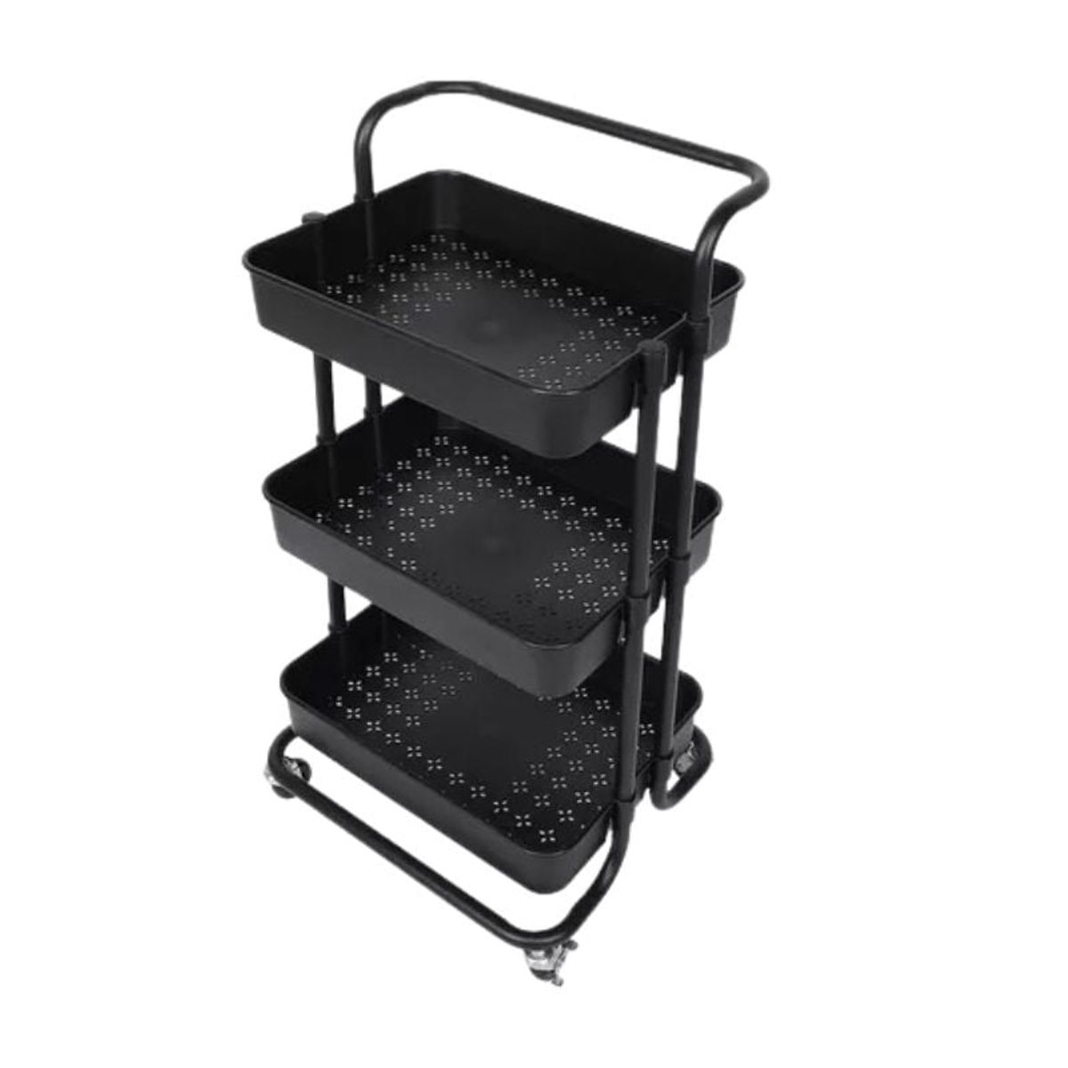 GENERICO - Carro Organizador Estante de Almacenamiento 3 Niveles con Ruedas