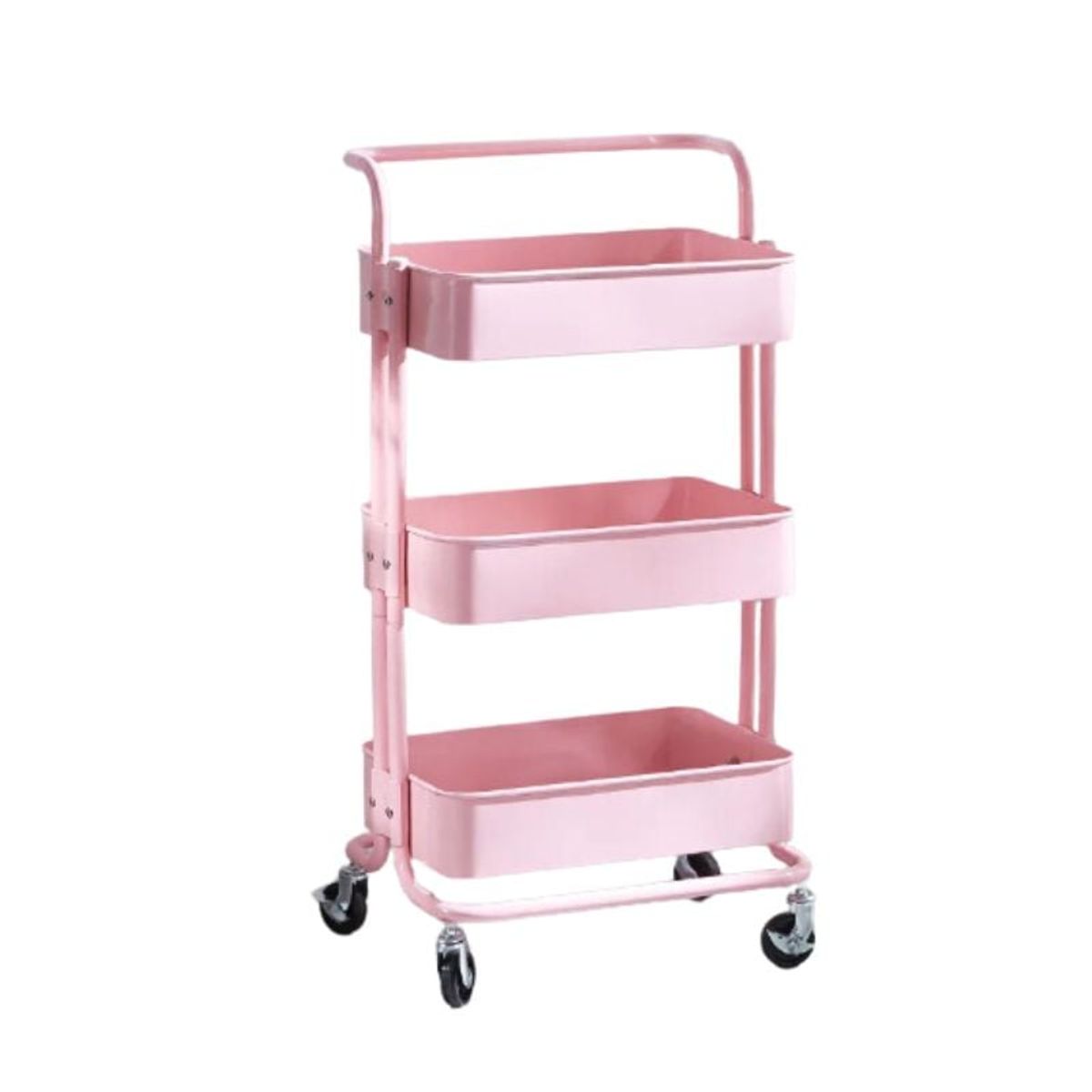 GENERICO - Carro Organizador Estante de Almacenamiento 3 Niveles con Ruedas