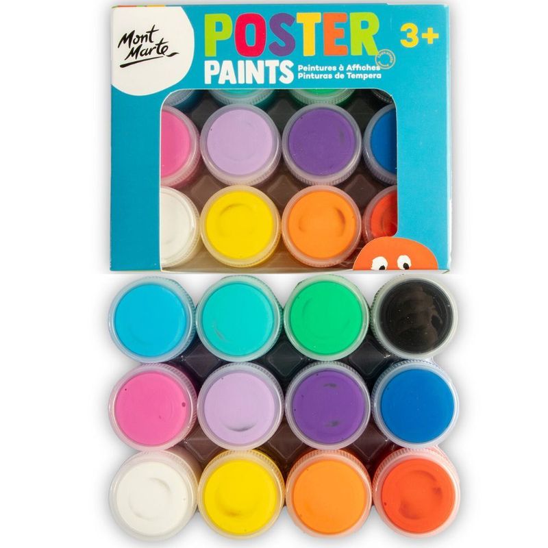 MONT MARTE - Set 12 temperas 20 ml Mont Marte