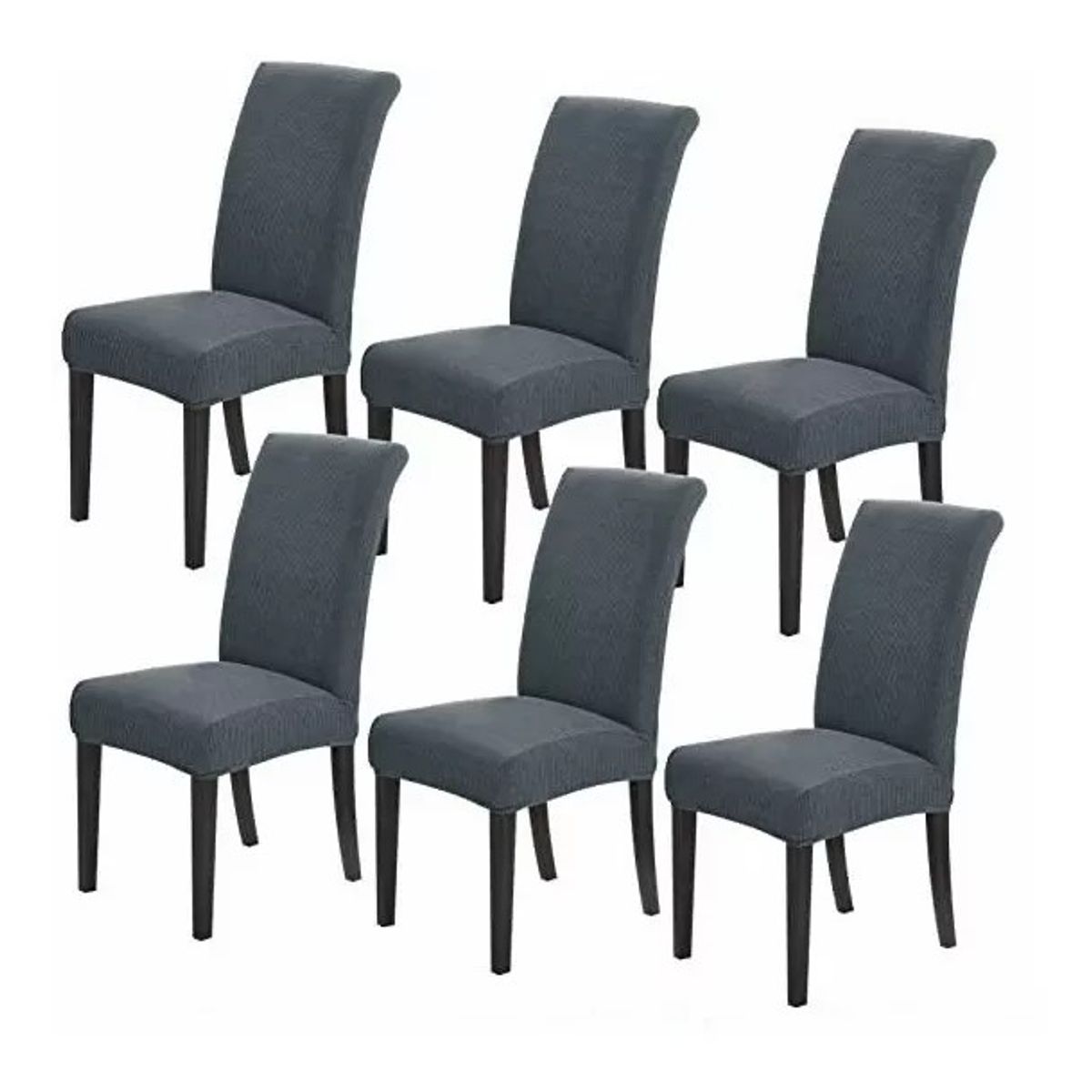 MUNDO MAGIA - Pack De 6 Funda Para Silla Tela Gruesa Cuadrille