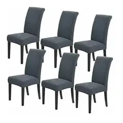 MUNDO MAGIA - Pack De 6 Funda Para Silla Tela Gruesa Cuadrille