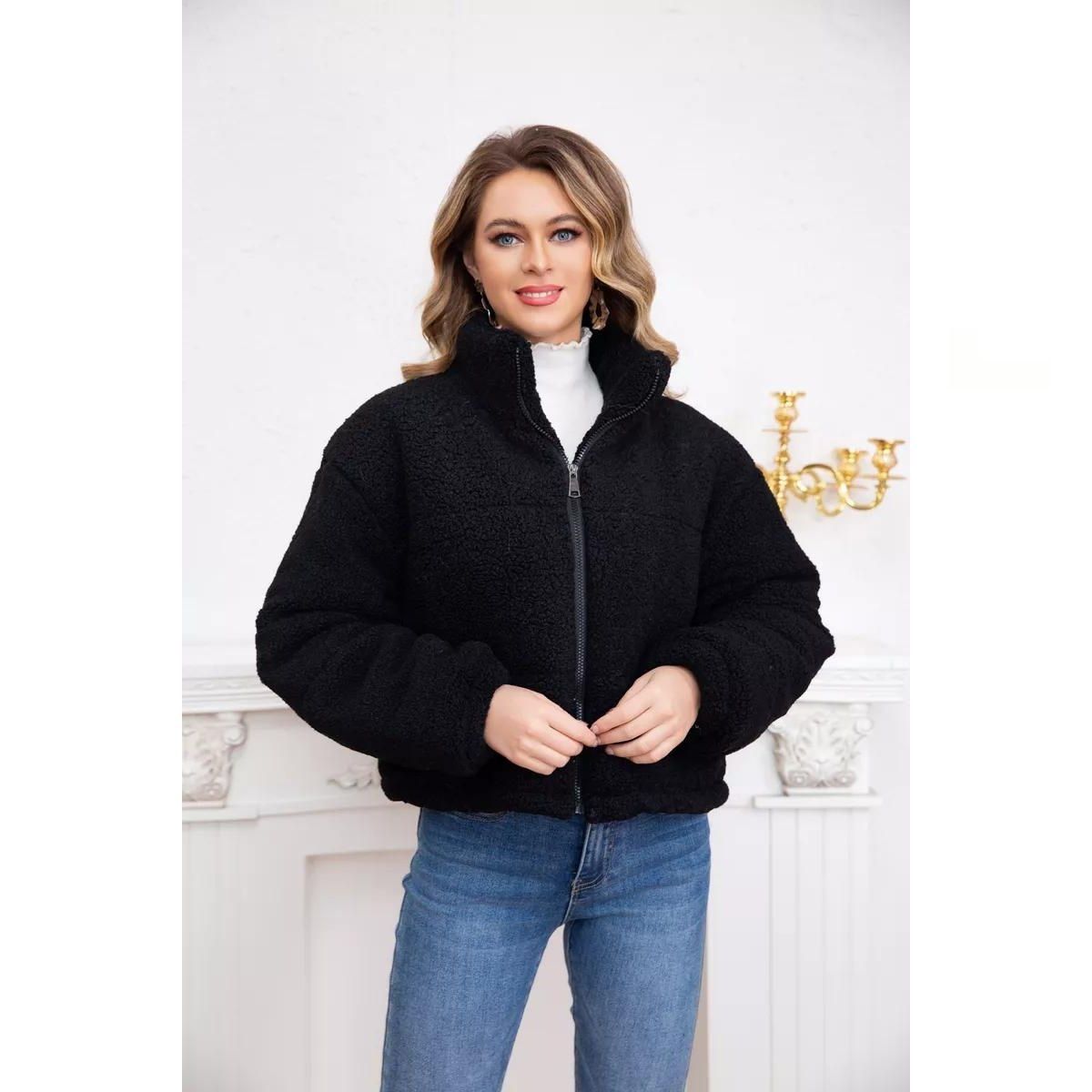 LOOK SHOP - Parka Corderito Mujer Premium Excelente Calidad Chaqueta 068