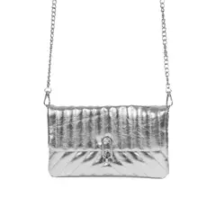 TODOPIEL - Cartera de fiesta Ecocuero Mujer Plateado