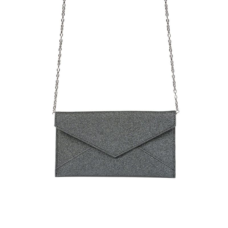 TODOPIEL - Cartera de fiesta Ecocuero Mujer Plateado Todopiel