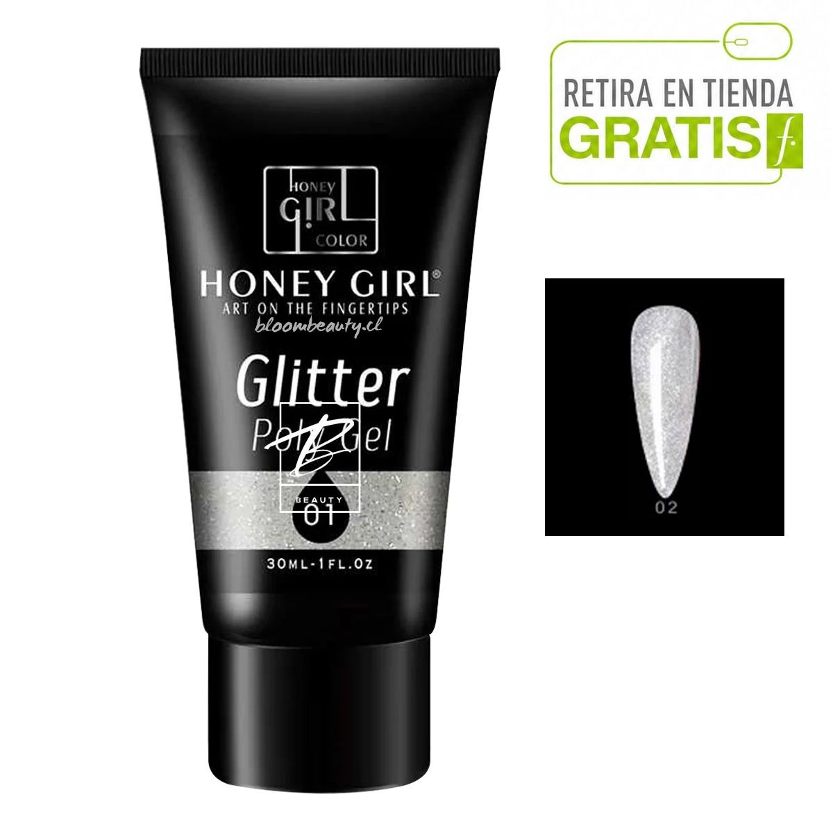 GENERICO - HONEY GIRL® Polygel Glitter 02