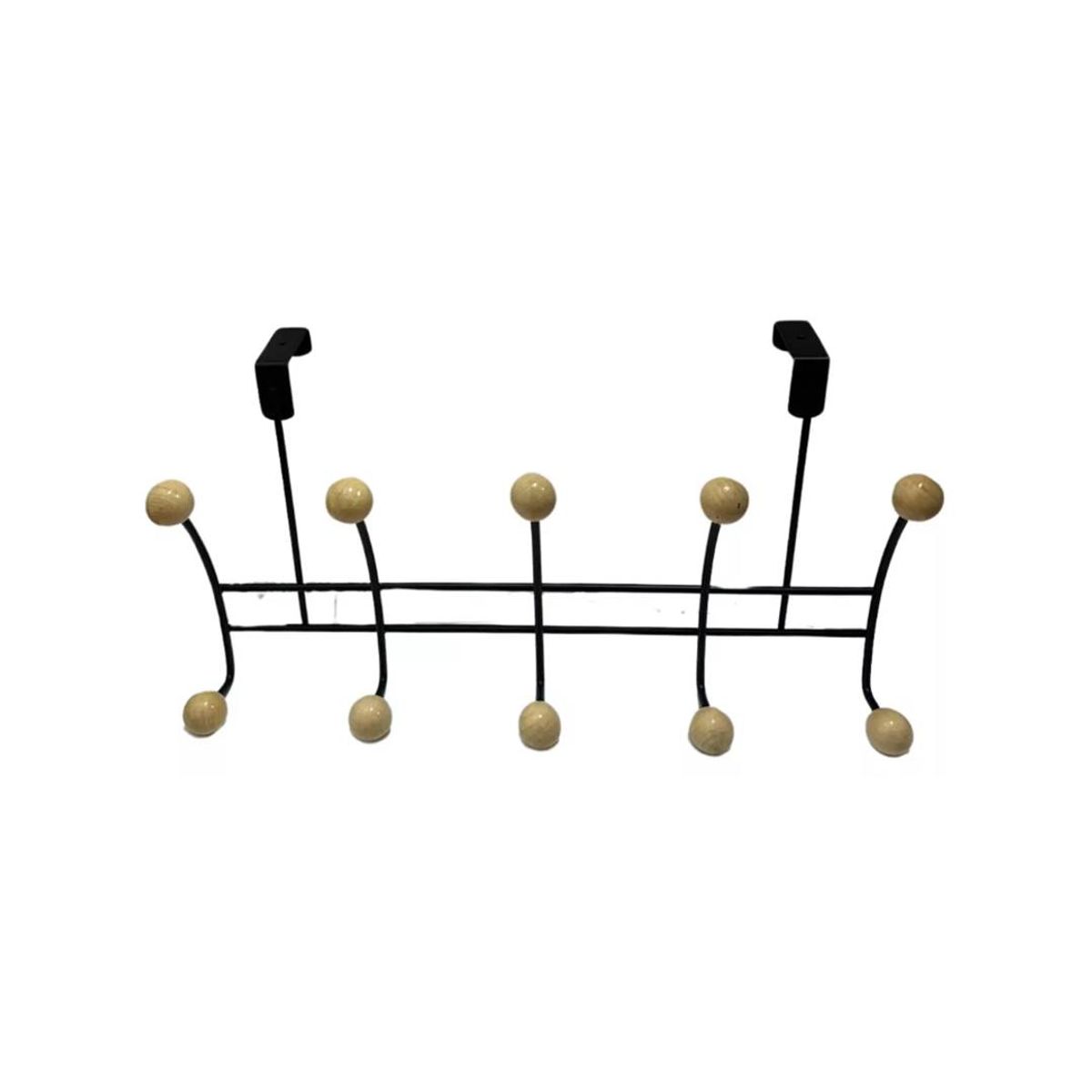 GENERICO - Packs 5 Sin-rastro Perchero Gancho Sobre Puerta Colgador