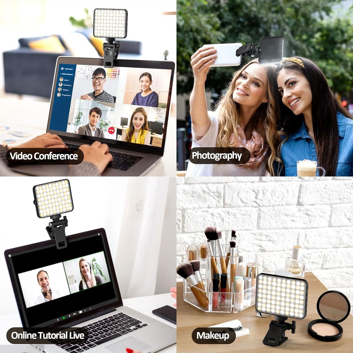 GENERICO - Luz Led Selfie Adaptable Para iPhone Macbook Notebook